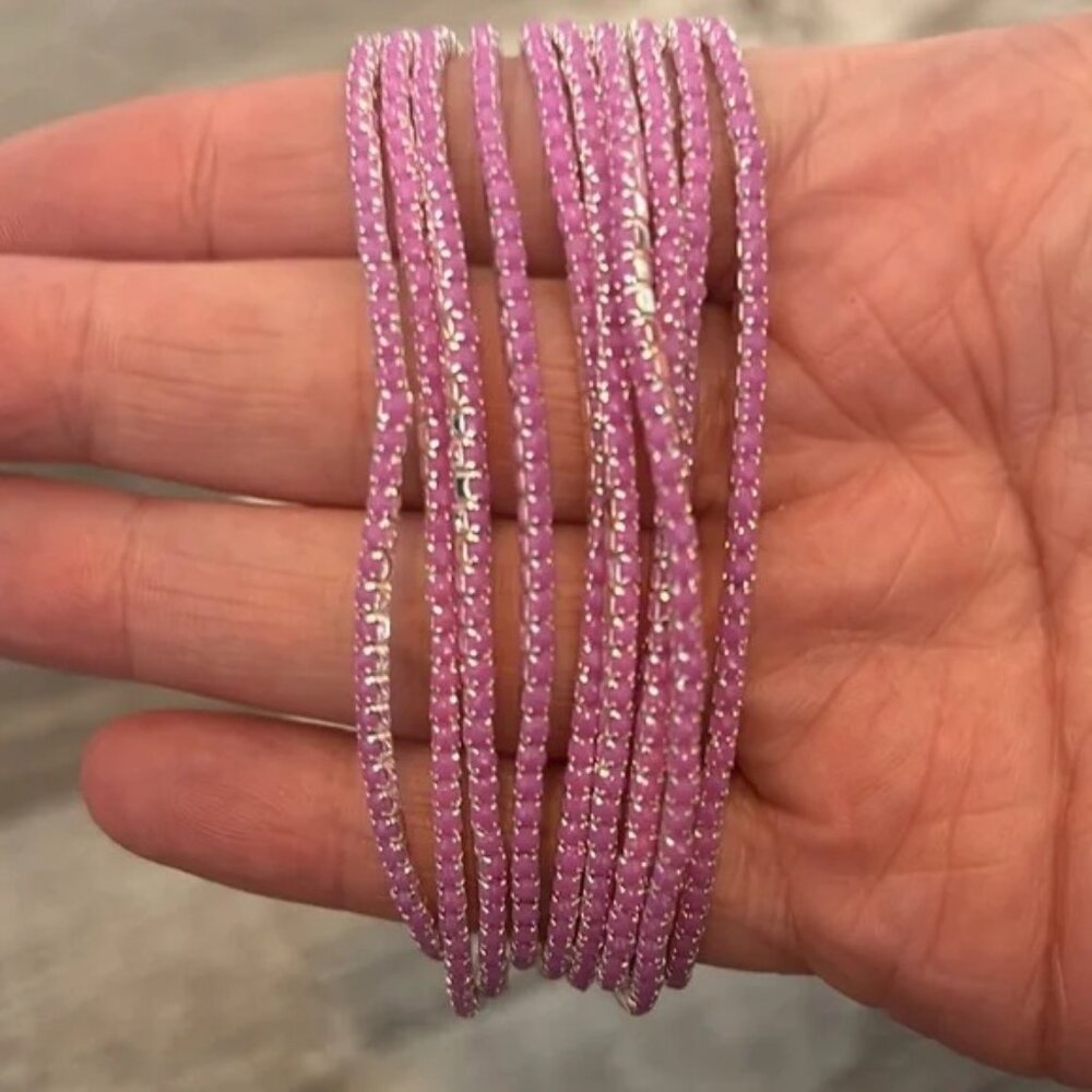 Park Lane Jewelry Dragon Fruit Bracelet purple stretchy bracelet set of 10 NEW!